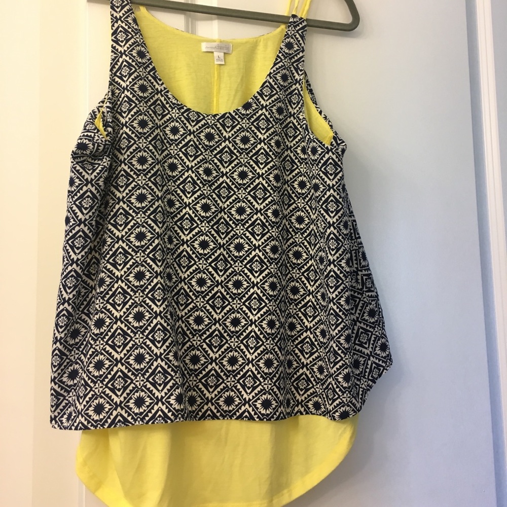 Comfy soft layered look top. Worn once.